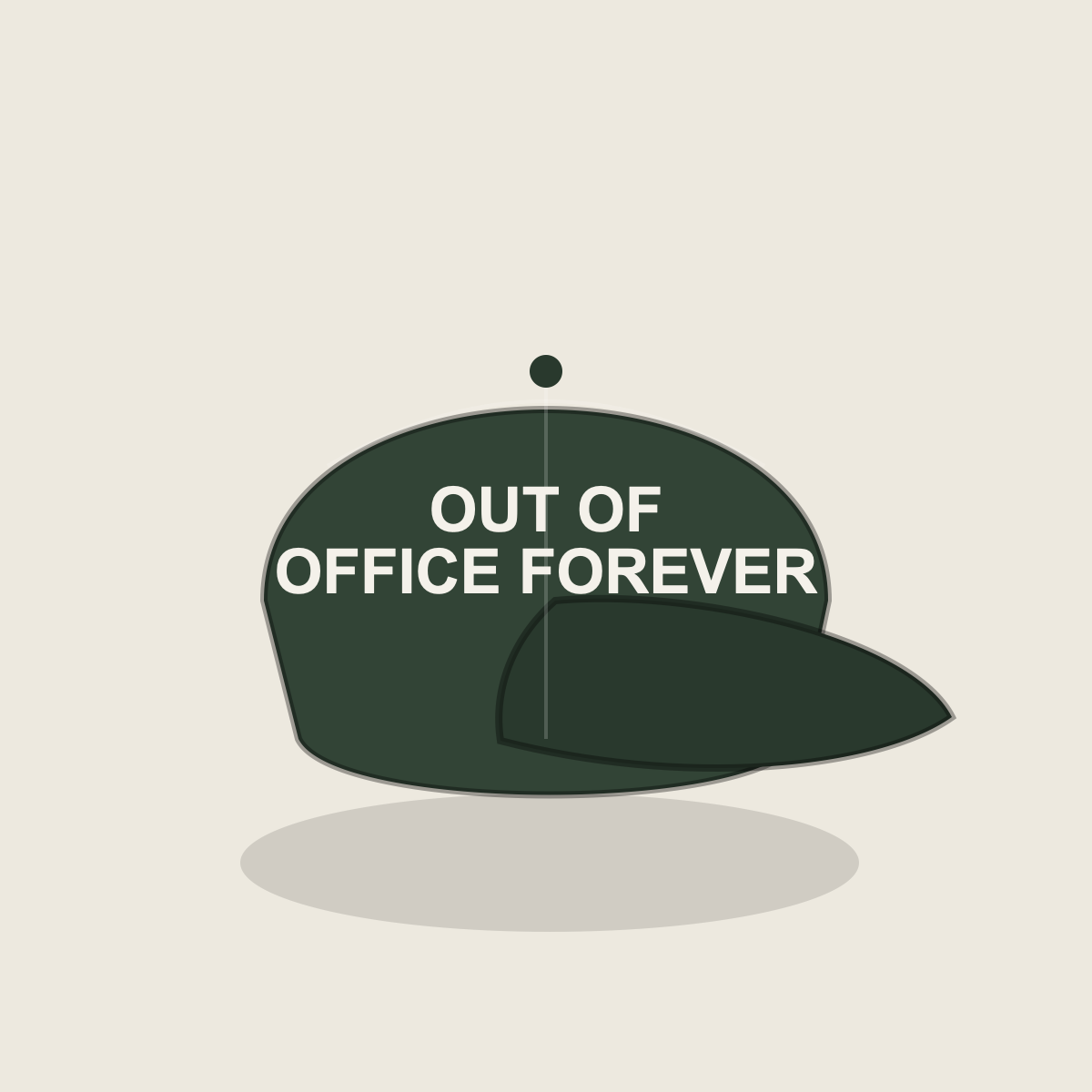 OUT OF OFFICE FOREVER cap
