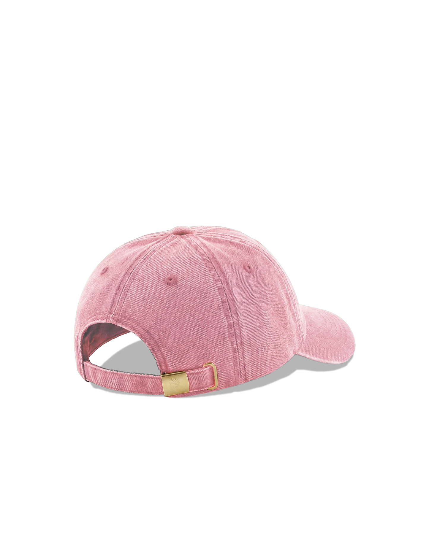 Rear view of Vintage Dusky Pink Beechfield low-profile cap