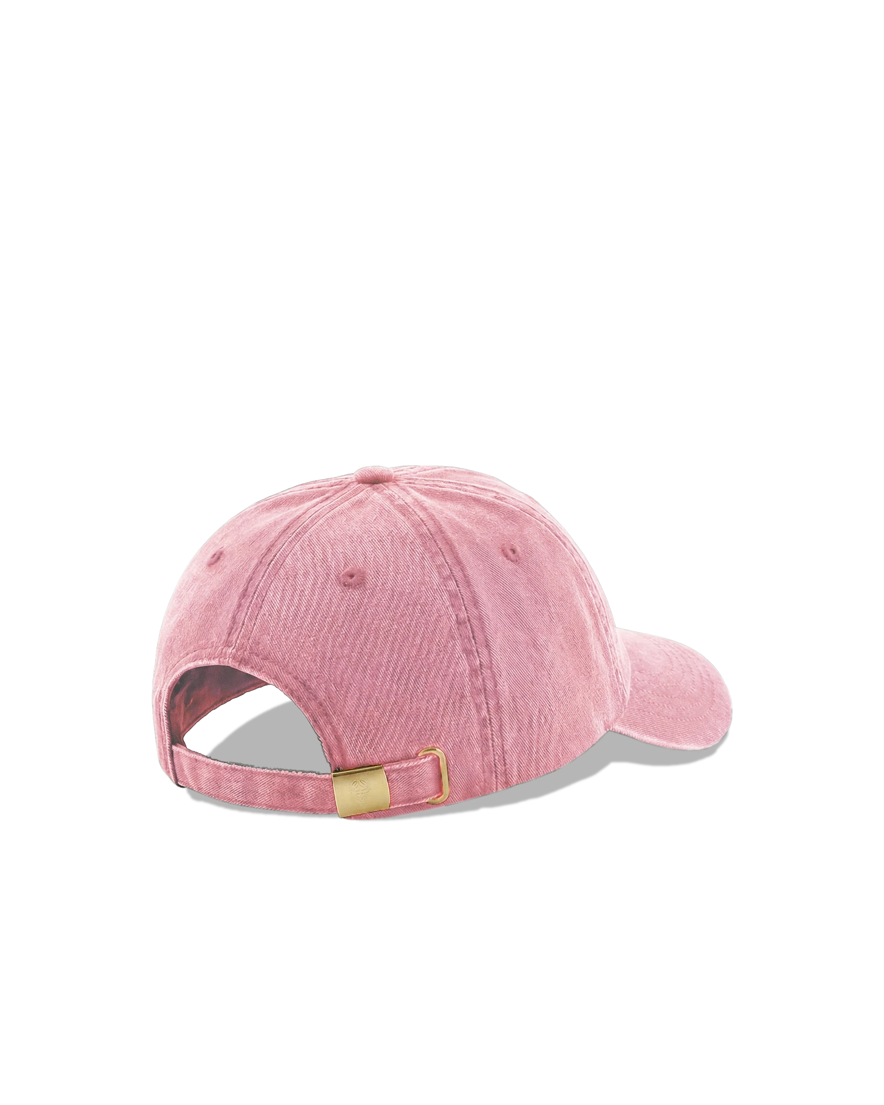 Rear view of Vintage Dusky Pink Beechfield low-profile cap